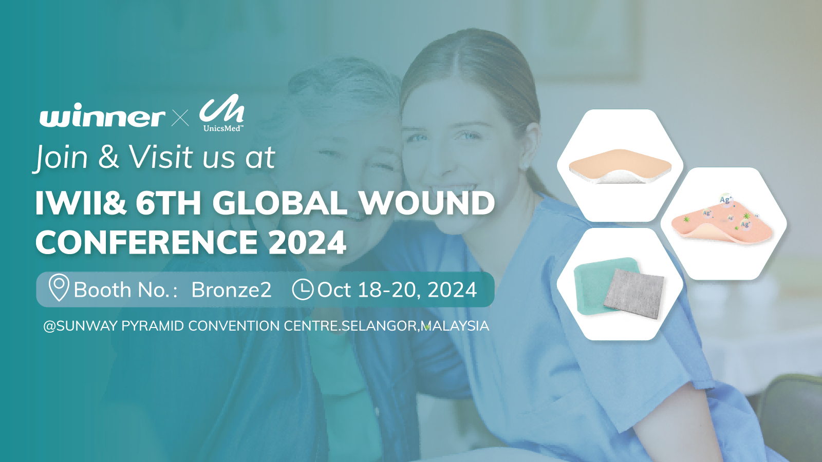 Gewinner Medical erfolgreich auf der IWII & 6TH Global Wound Conference vorgestellt, dank aller Fachkräfte im Gesundheits wesen