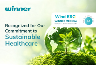 Gewinner Medical erreicht 'AA' ESG-Bewertung und belegt die Top 3 im chinesischen Sektor für Medizin produkte für Nachhaltig keits führung